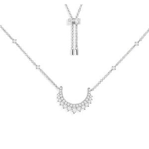LUNE ADJUSTABLE NECKLACE
STERLING SILVER